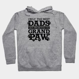 Only The Best Dads Get Promoted To Grandpaw Hoodie